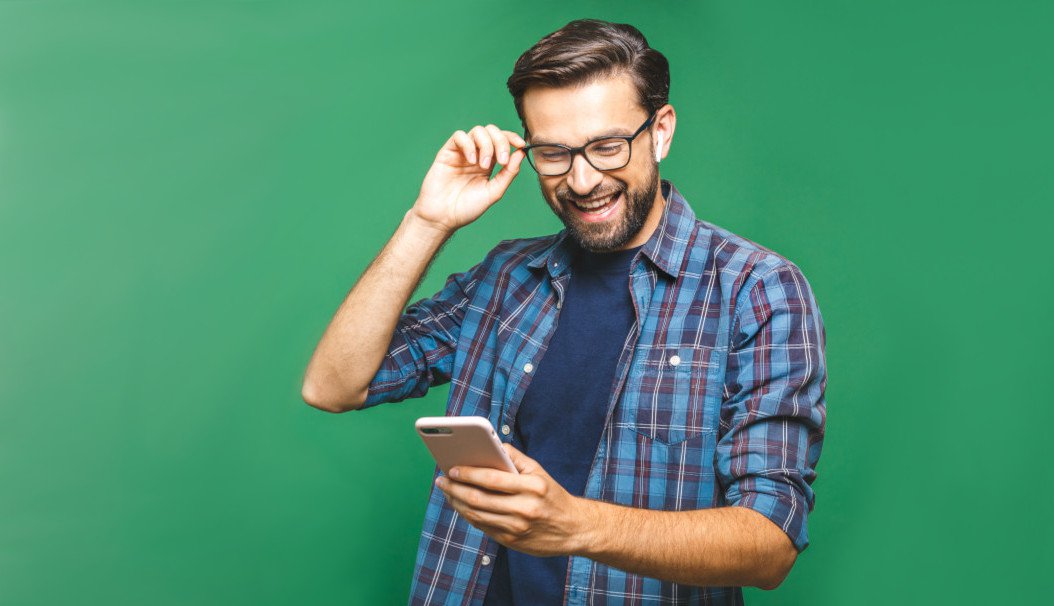 Couple Looking at Tablet